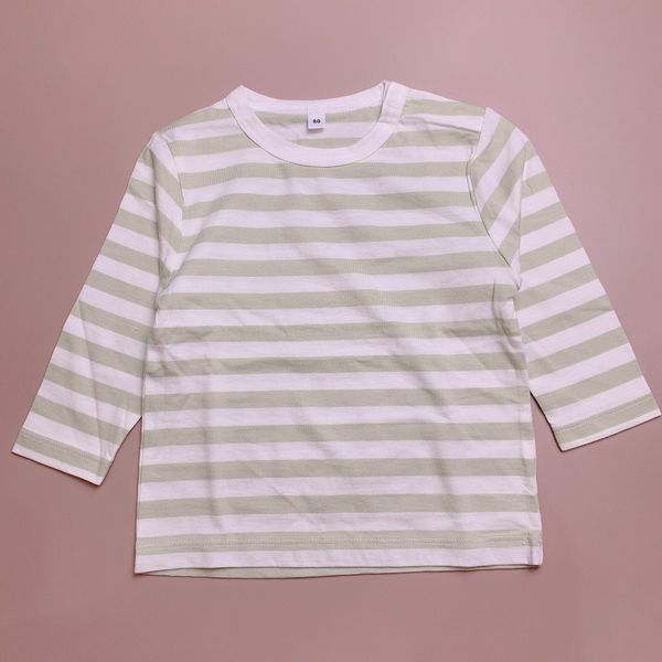 ABT110 - Áo cotton Muji trơn, kẻ nhiều màu BTBG