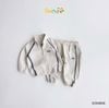 6294BDB - Bộ khoác gió Beemo vui chơi mỗi ngày 2 màu be/xanh bé trai size 1-6y