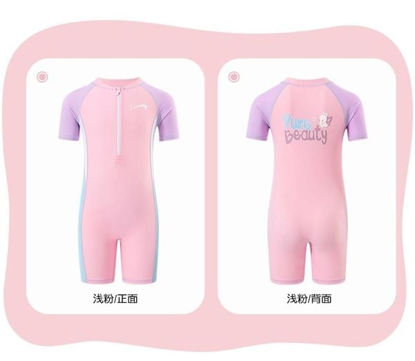 128 - Bộ bơi liền thân GRN phối màu BG size 110-160