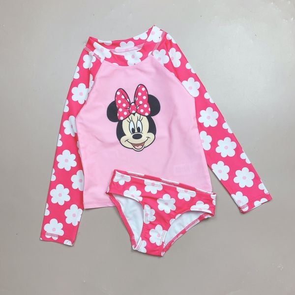 DB00052 Bộ bơi áo dài tay + quần tam giác BG size 2-14y