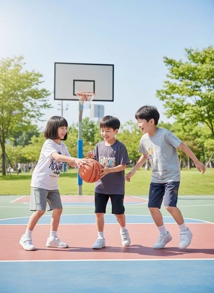 BM2602ST06 - Bộ Beemon cổ tròn vải Golf 3 màu cho bé size 120-170