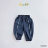 6284QDB - Quần thun Beemo bo gấu viền sọc thân 4 màu bé trai size 1-6y