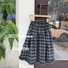 CVAY01 - Chân váy dạ kẻ caro dáng dài nhiều màu cho bé size 110-150