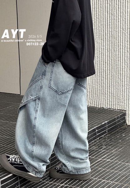 AYT - Quần jean 1 lớp mùa xuân cho bé trai nhiều màu size 110-140