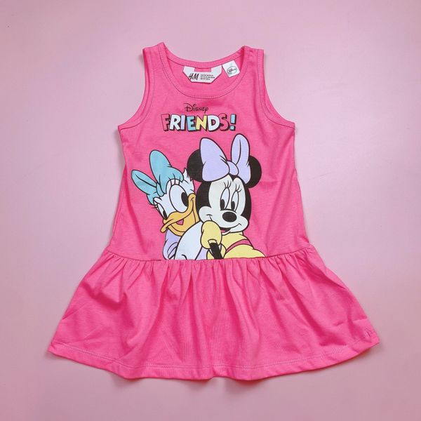 V00063 - Váy cotton sát nách nhiều màu BG size 2-10y