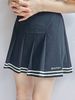 CVAY05 - Chân váy Beemon xếp ly viền kẻ cho bé gái 2 màu đen/navy size 120-160