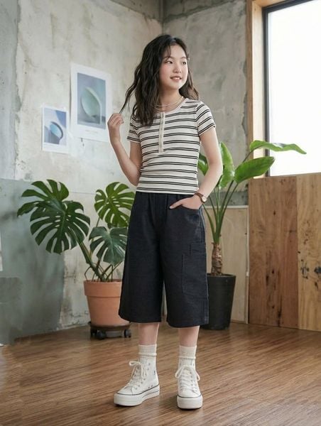 BM2605PT04 - Quần short lửng Beemon cho bé size 120-170