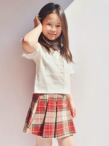 CVAY17 - Chân váy Bee Mon xếp ly kèm quần 5 màu