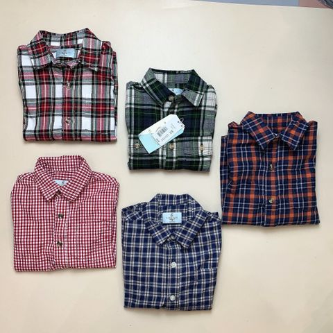 ABT89 - Áo sơ mi Class Club kẻ nhiều màu BT size 2-20y