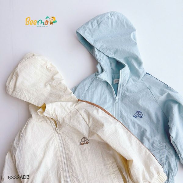 6332ADB - Áo Khoác Gió Chiếc Xe Nhỏ Beemo size 1 - 6y