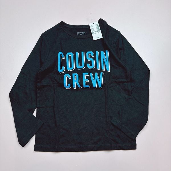 ABT114 - Áo cotton dài tay dòng nhí cho bé trai size 1-5y