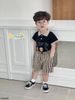 5166BHB - Bộ Beemo phối cổ quần thô size 1-6y