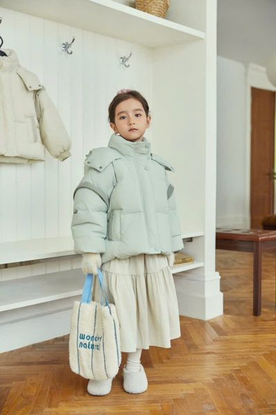 AK09 - Áo khoác phao lông vũ nhẹ ấm 5 màu cho bé size 110-150