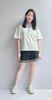 CVAY05 - Chân váy Beemon xếp ly viền kẻ cho bé gái 2 màu đen/navy size 120-160