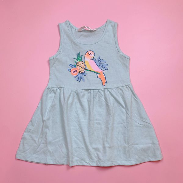 V00063 - Váy cotton sát nách nhiều màu BG size 2-10y