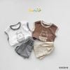 6082BHB - Set bộ Beemo áo sát nách Sanday Bear size 1-6y