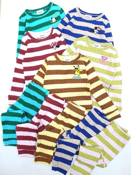 BM2510ST021 - Bộ len kẻ Beemon 4 mẫu cho bé size 110 - 150