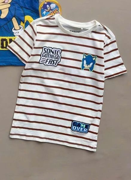 ABT65 - Áo cotton Sonic dư xịn nhiều màu cho bé trai size 4-7y