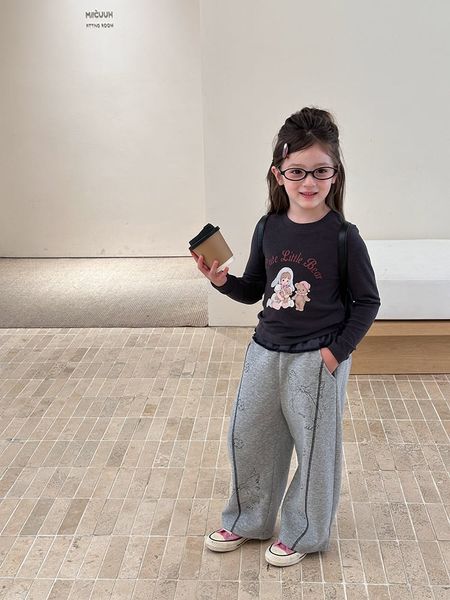 25G052 - Áo thun tăm AMBB họa tiết nhiều màu cho bé gái size 90-170