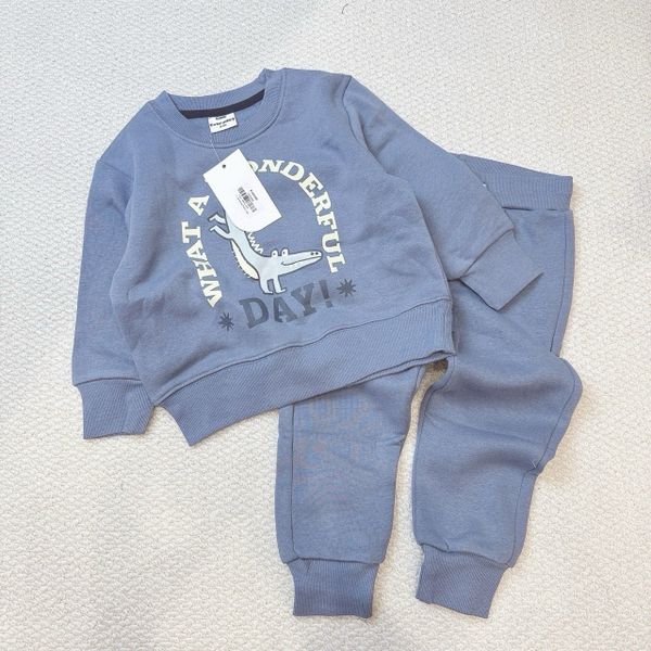 BBG21 - Bộ nỉ bông Minene nhiều màu cho bé size 2-6y