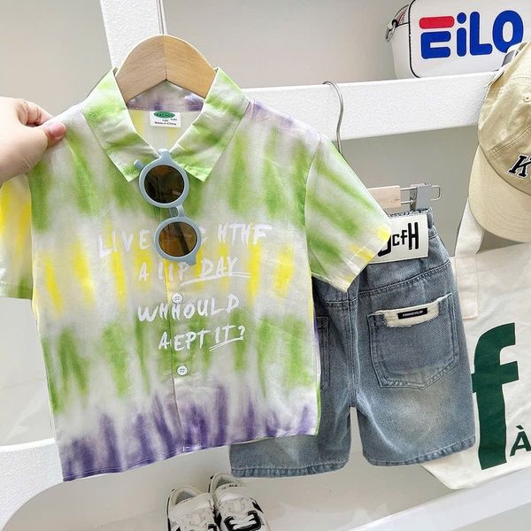 ABT56- Áo sơ mi loang màu Kadady bé trai size 100-150