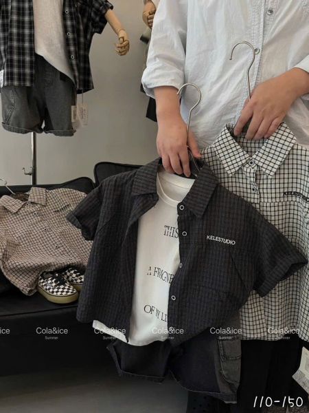 ABT55 - Áo sơ mi nhiều mẫu cho bé trai size 110-150