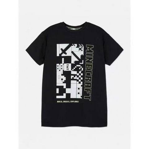 ABT42 - Áo thun thể thao  4 mẫu MineCraft dư xịn bé trai size 5 - 15y