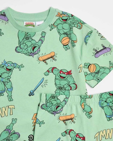 BBT32 - Bộ cotton dư xịn họa tiết Sonic, Ninja rùa, Hot wheels nhiều màu bé trai size 1-8y