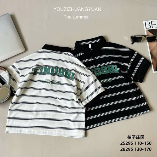 ABT58 - Áo Polo cổ đức nhiều mẫu cho bé trai size 130-170