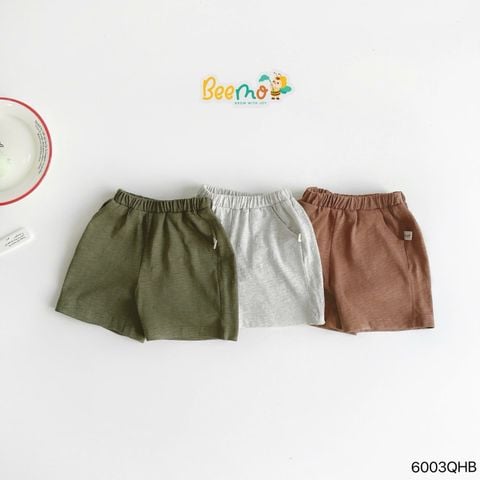 6003QHB - Quần thun cotton túi chéo Beemo nhiều màu cho bé size 1-6y