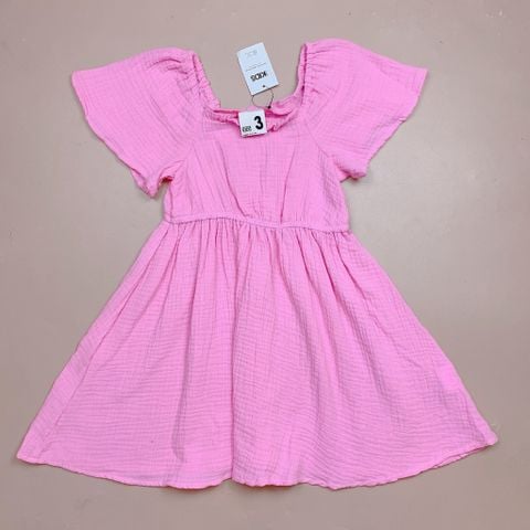 V00017 - Váy vải xô Muslin cotton on dư xịn cho bé size 2-10y