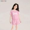 2604.81 - Bộ thun ngắn tay Nexxi viền sọc búp bê size 3 - 8y