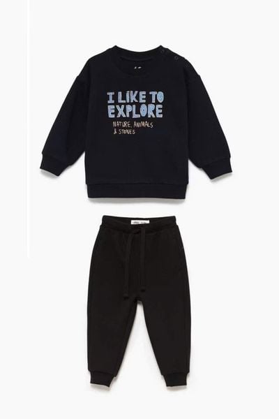 BBT08 - Bộ nỉ bông Castro dòng nhí nhiều mẫu Bé Trai size 6m - 4y