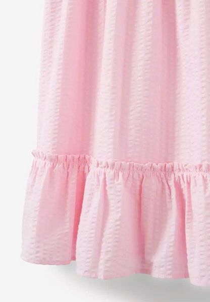 V00032 - Váy thô 2 dây màu hồng / Kitty hoa cam size 2 - 10y