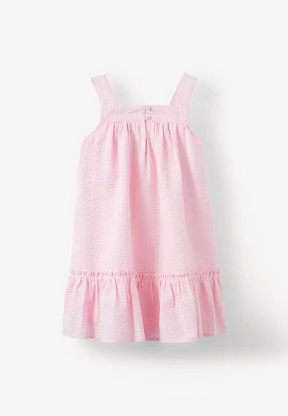 V00032 - Váy thô 2 dây màu hồng / Kitty hoa cam size 2 - 10y