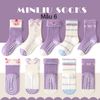 SH2511PK01 - Set 5 đôi tất Minliu Kidsocks dành cho trẻ em, chất liệu cotton+polyester+spandex, NSX Man Luu Textile Company Limited