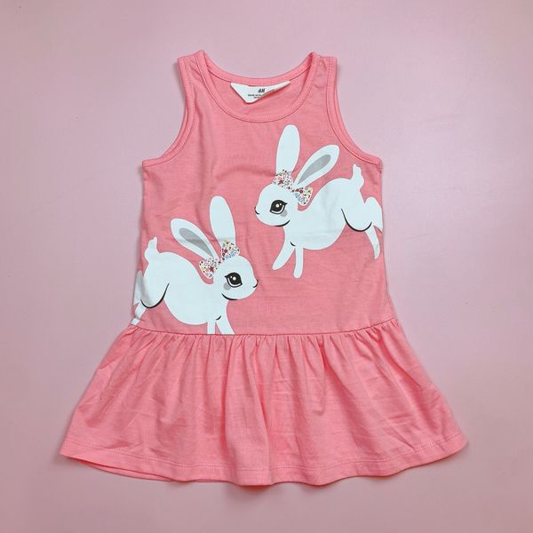 V00063 - Váy cotton sát nách nhiều màu BG size 2-10y