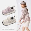 G09 - Giày thể thao siêu nhẹ 2 màu tím/kem cho bé size 27-37