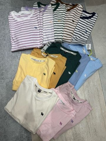 ABT09 - Áo cotton dài tay BD nhiều màu cho bé size 100-165