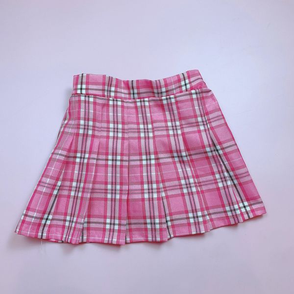 CVAY09 - Chân váy xếp ly liền quần kẻ caro nhiều màu size 2-16y