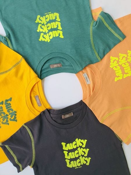 ABT63 - Áo cotton lucky nhiều màu BTBG size 100-150