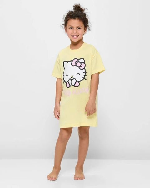 V00066 - Váy cotton dáng suông nhiều mẫu cho bé gái size 1-8y