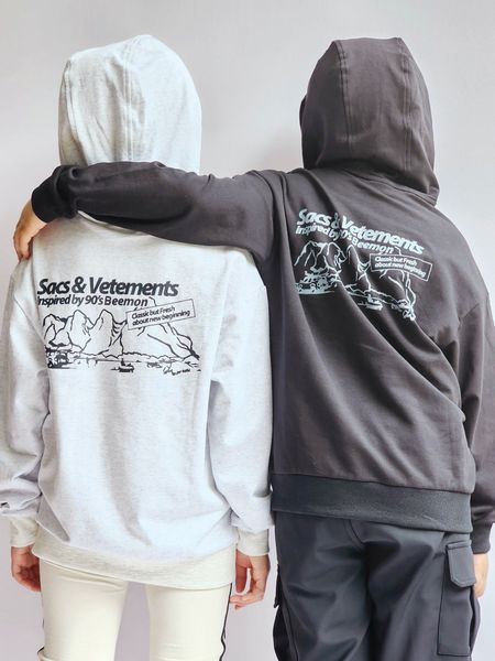 ABT91 - Áo nỉ da cá hoodie Bee Mon 3 màu in chữ ngực size 120 - 160