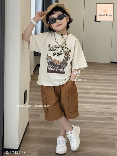 JJBCC.7493 - Bộ Jam & Jenny bé trai size 2-12y
