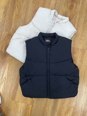 AKBT33 - Gile phao siêu nhẹ 2 màu be/đen cho bé size 2-6y