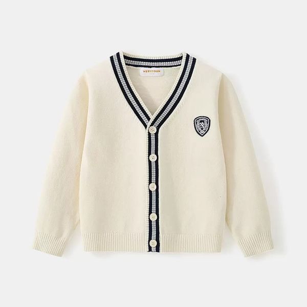 25338 - Cardigan len nhiều màu cho bé trai size 110-150
