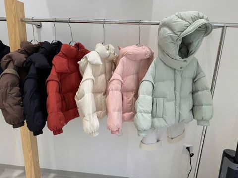 AK09 - Áo khoác phao lông vũ nhẹ ấm 5 màu cho bé size 110-150