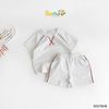 6007BHB - Bộ cotton phối lé Beemo 2 màu cho bé size 6-10y