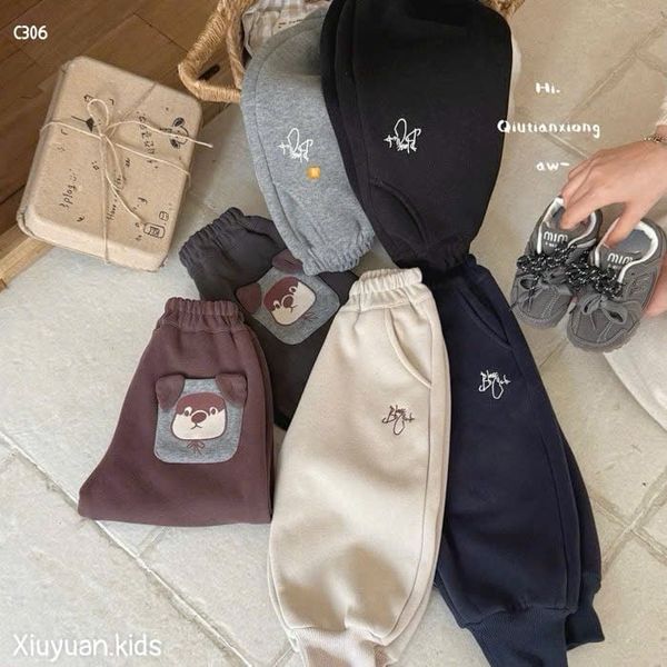 C306 - Quần nỉ lót nỉ đại hàn dòng nhí cho bé size 90-130