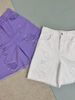 QBG31 - Quần jean rách GGJJ 2 màu trắng/tím bé gái size 8-14y